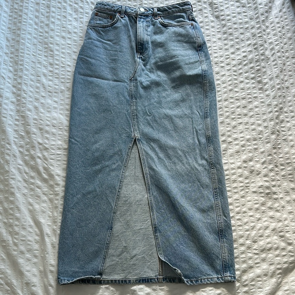 Mango Denim Skirt